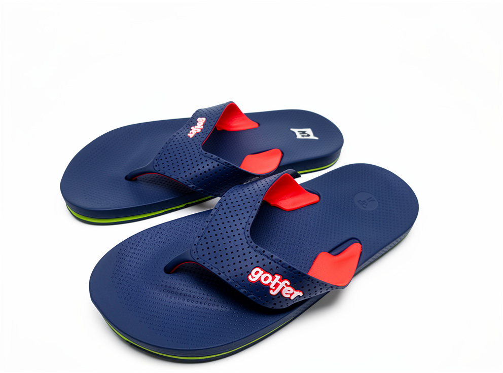 CHANCLA GOLFER TRESPUNTADA PLANA HOMBRE