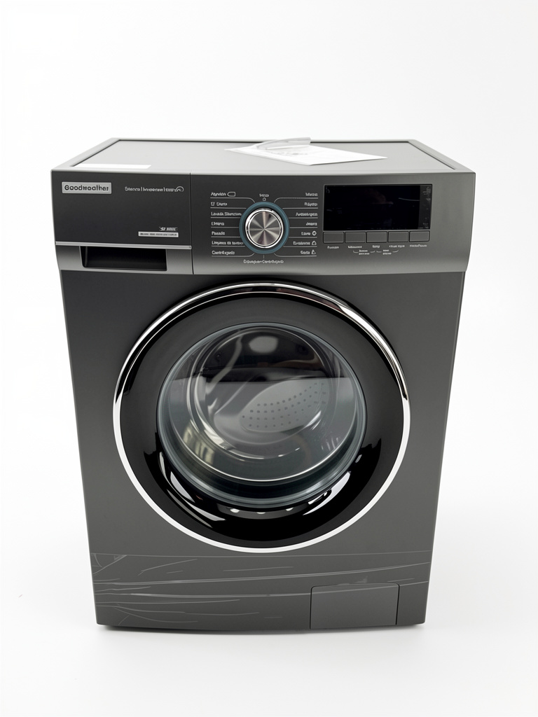 Lavarropa automática Goodweather 8kg inverter inoxidable