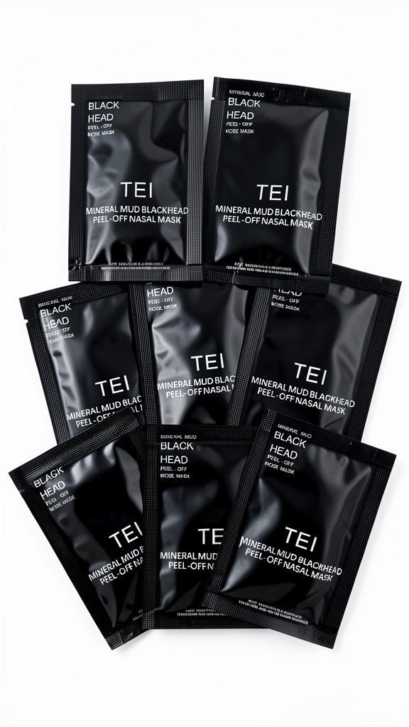 TEI mascarilla negra nariz