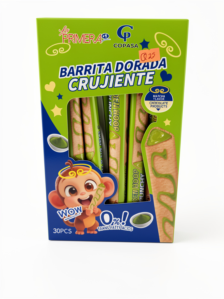 Barrita dorada crujiente 30 unidades