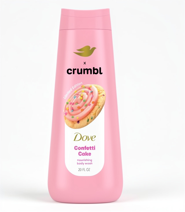 Dove x Crumbl Jabón Líquido Corporal Confetti Cake 532 ml