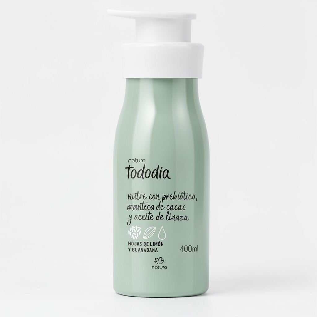 Crema Nutritiva para el Cuerpo Natura Tododia Hojas de Limón y Guanábana 400 ml