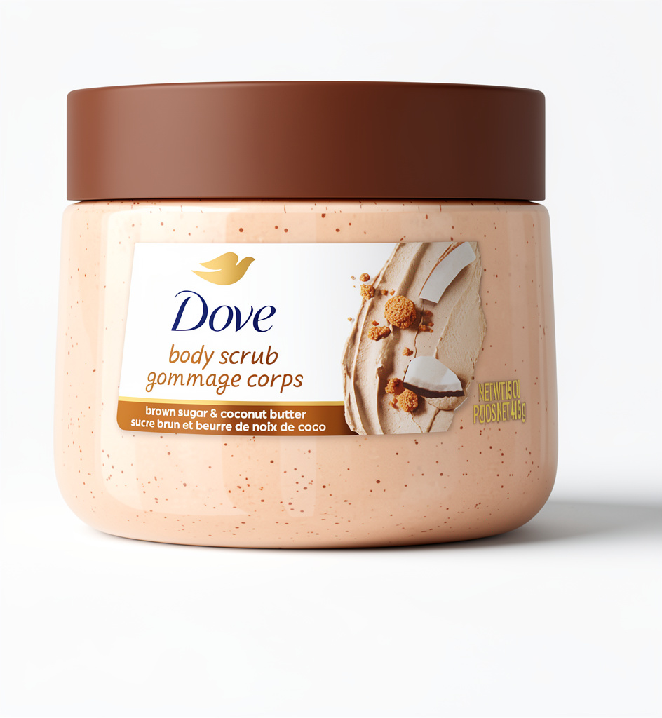 Dove Exfoliante Corporal Azúcar Morena y Mantequilla de Coco | 425 g