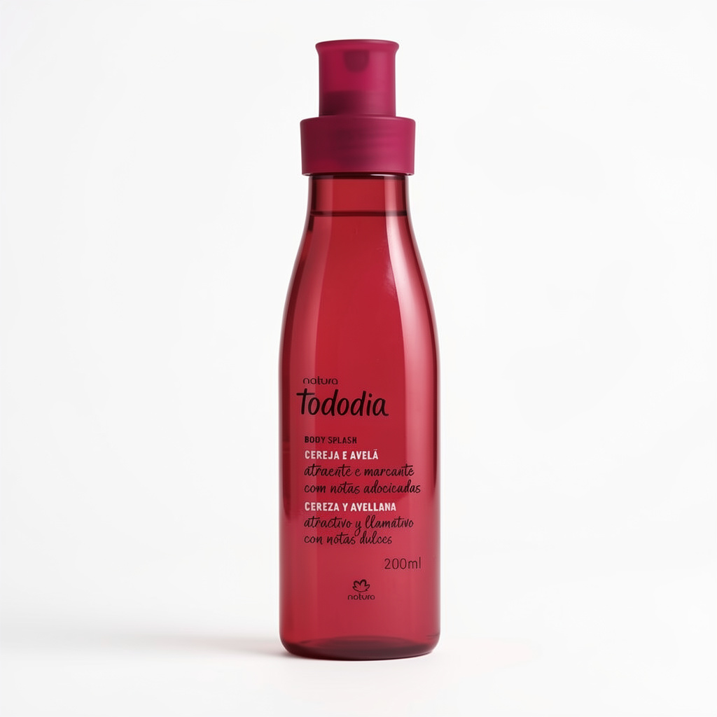 Body Splash Natura Tododia Cereza y Avellanas 200 ml