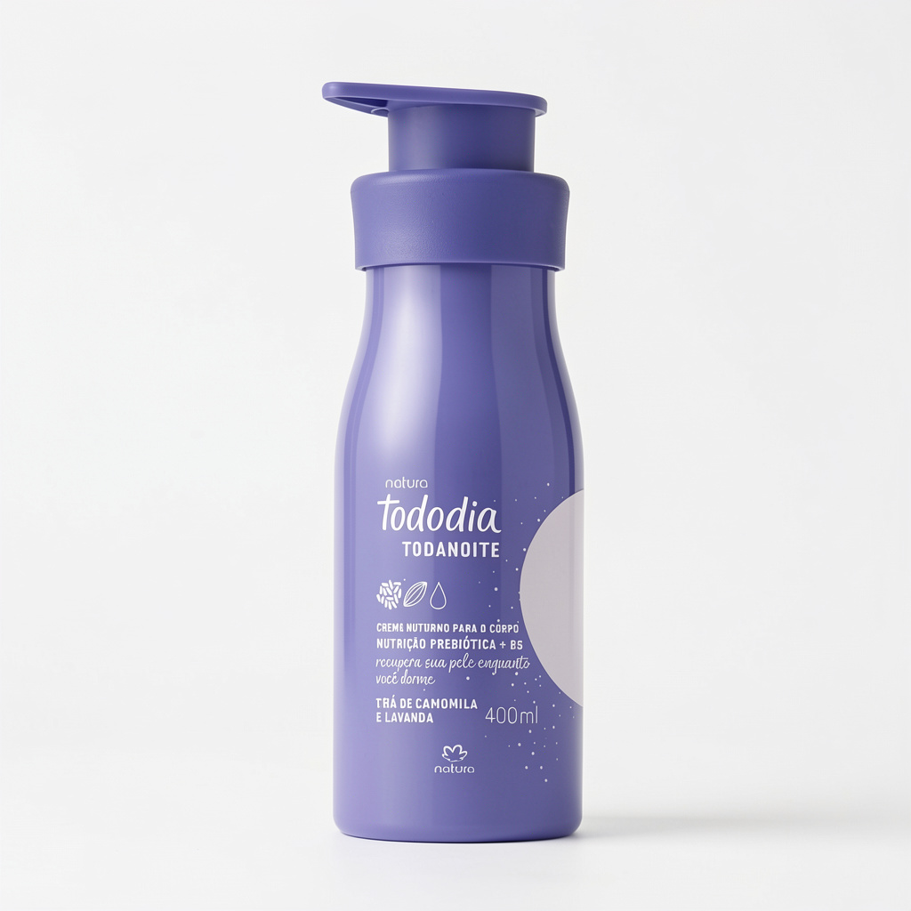 Crema Nutritiva para el Cuerpo Natura Tododia Té de Manzanilla y Lavanda 400 ml