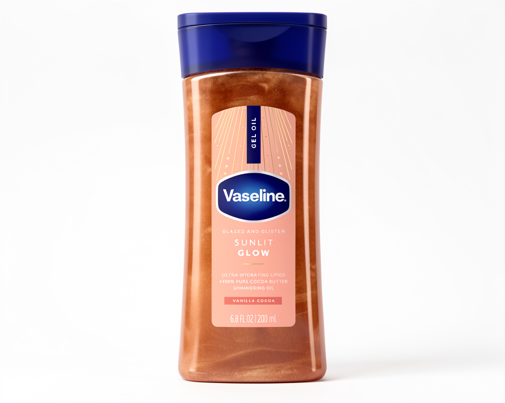 Aceite Corporal Vaseline Sunlit Glow – 200 ml