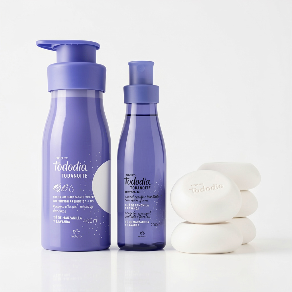 Kit Rutina Corporal Natura Tododia Té de Manzanilla y Lavanda