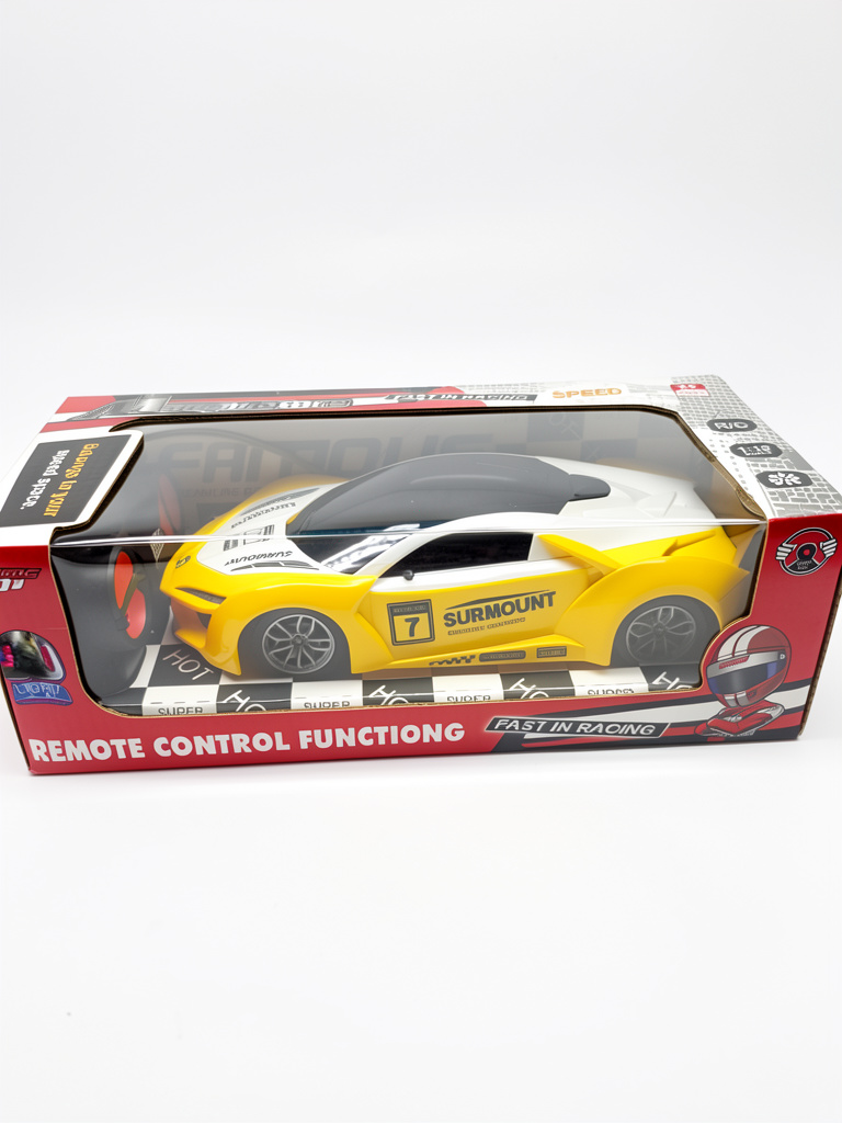 Auto A Control Remoto Amarillo