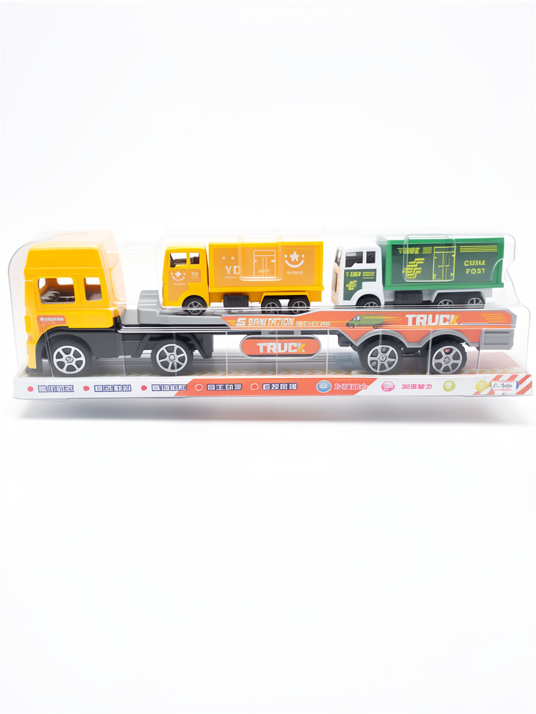 Camion Transporte Con 2 Camion Pequeños