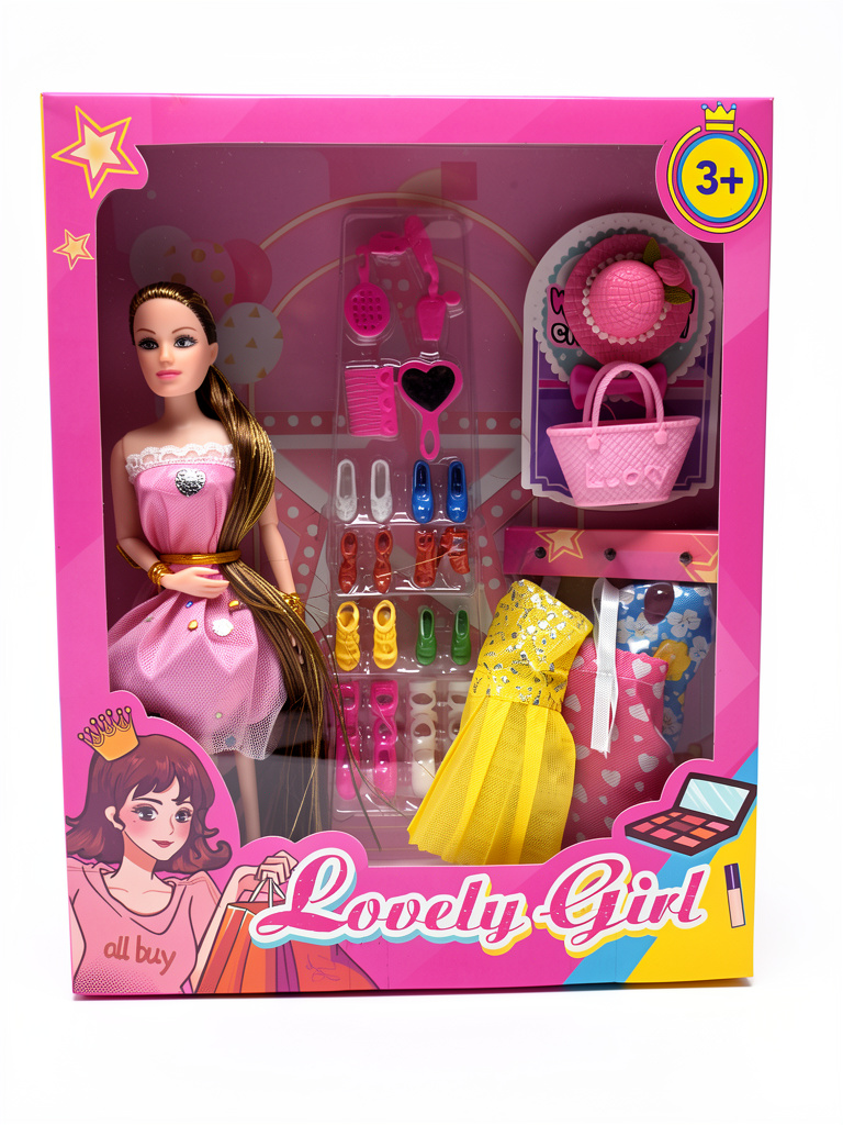 Barby Muñeca Accesorios  Zapatos Vestidos Bolso