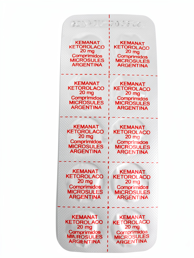 Kemanat ketorolaco 20 mg