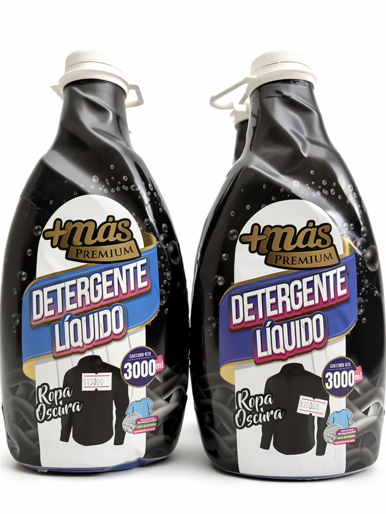 Detergente líquido ropa oscura más premium 3 Lt
