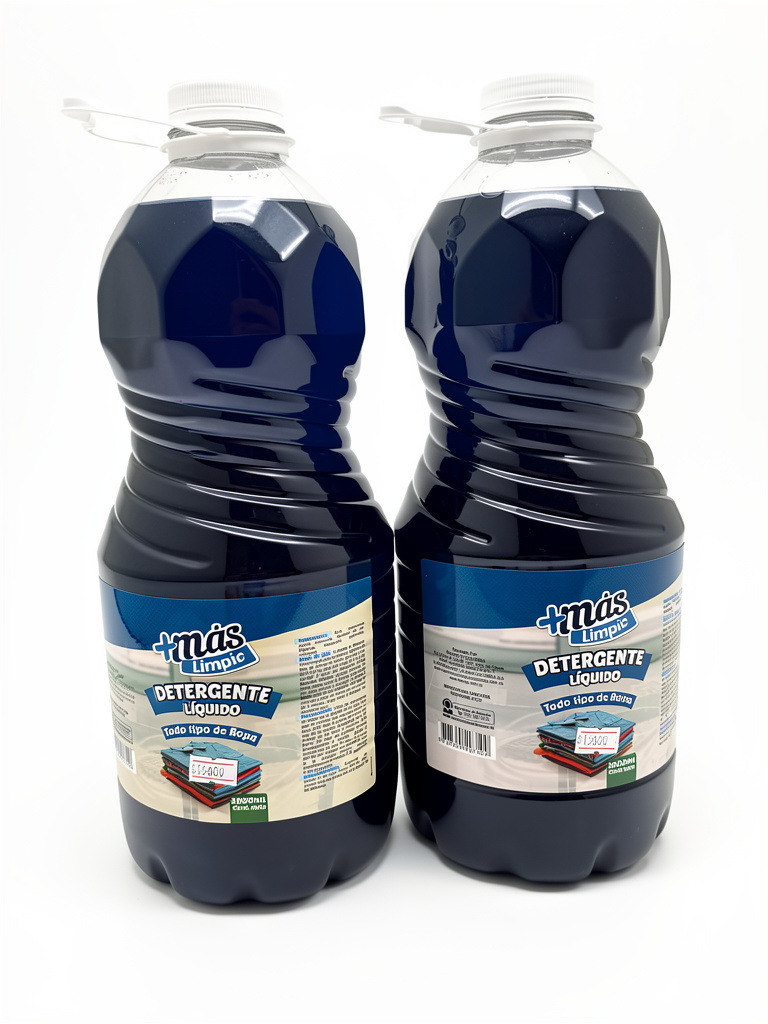 Detergente líquido más limpic todo tipo de ropa 3.8 Lt
