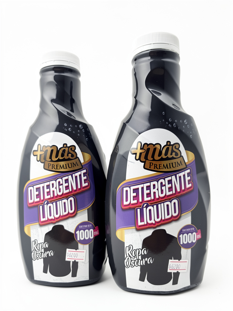 Detergente líquido ropa oscura más premium 1 Lt
