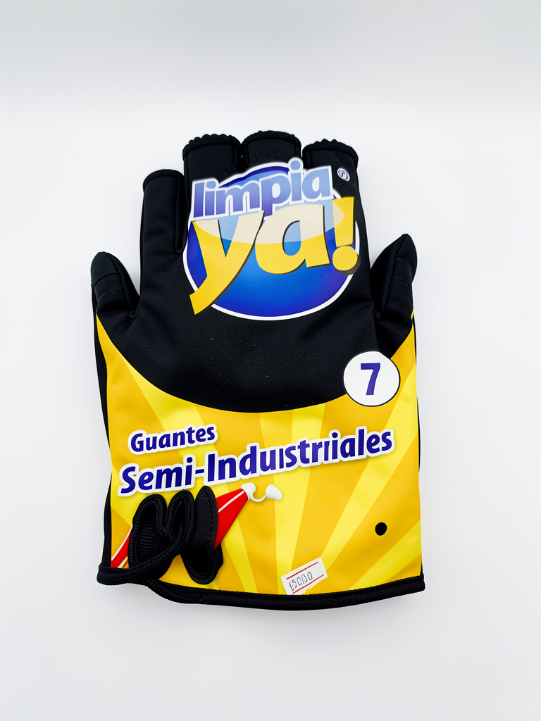 Guante negro limpia ya talla 7