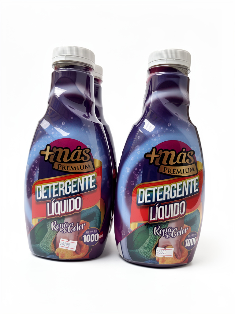 Detergente líquido ropa color más premium 1 Lt