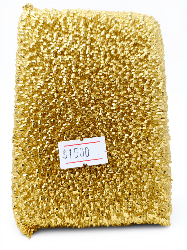 Esponja oro plata