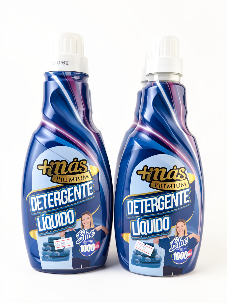 Detergente líquido ropa azul más premium 1 Lt