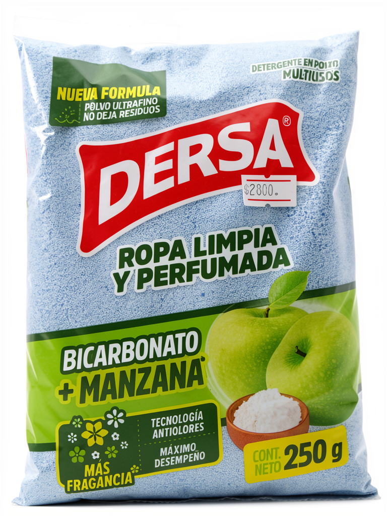 Detergente bicarbonato y manzana dersa 250 gr