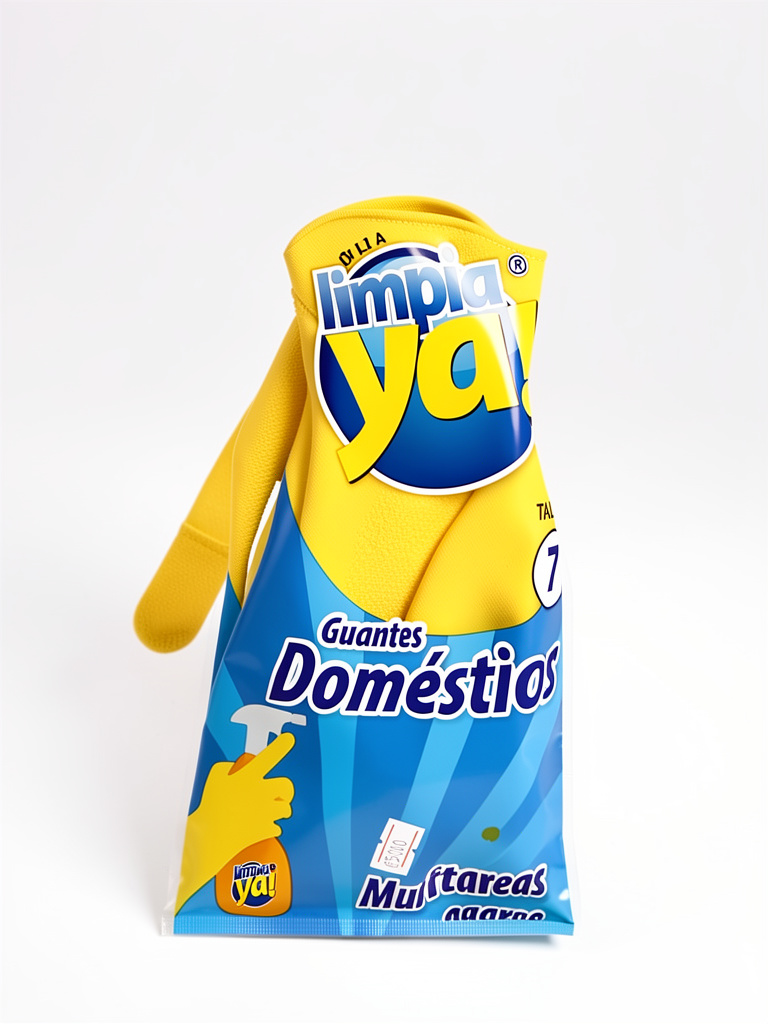 Guante amarillo limpia ya talla 9