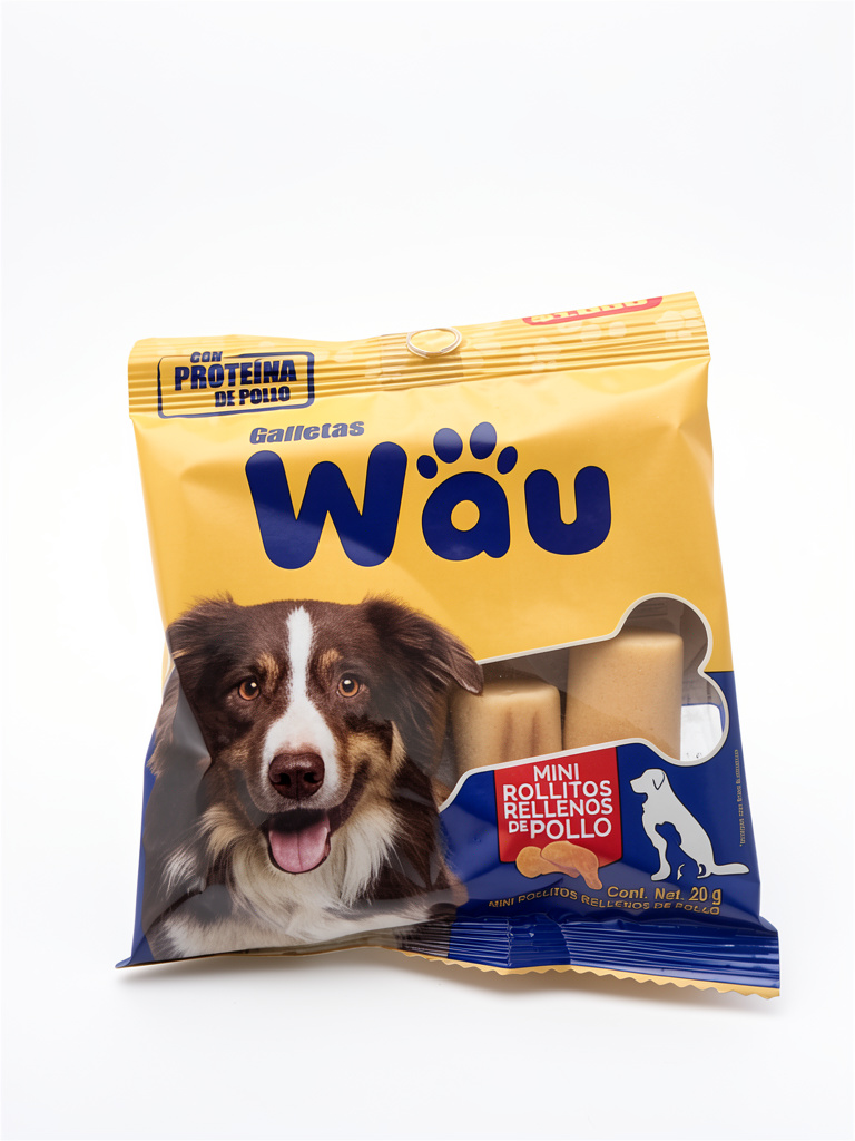 Galletas wau de pollo