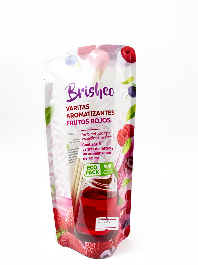 Ambientador varitas brisheo frutos rojos