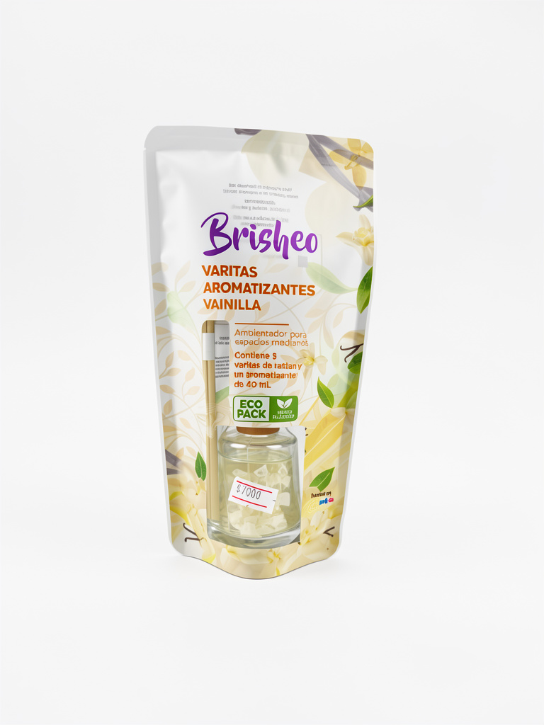 Ambientador varitas vainilla brisheo