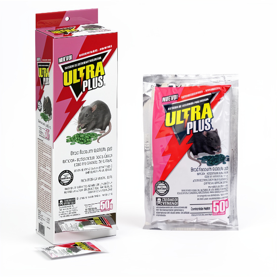 Raticida Cebo Ultra Plus 50 Gr