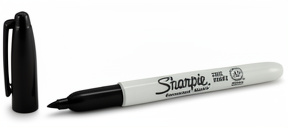 Marcador Permanente Sharpie Color Negro