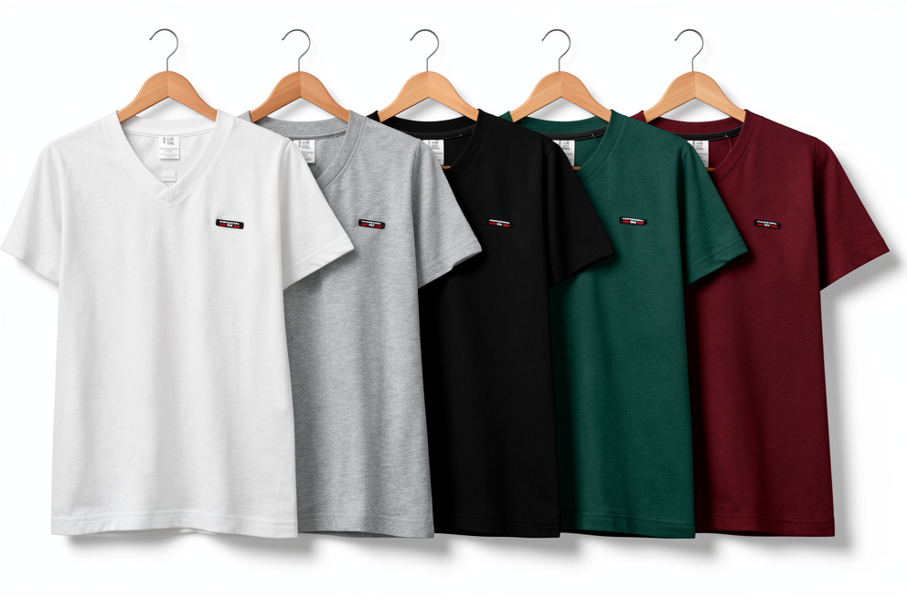 Polos cuello v  manga corta (TG)