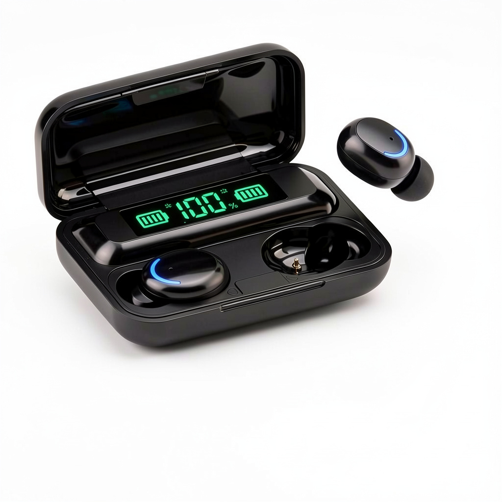 Audífonos Bluetooth Inalámbricos F9 TWS con Power Bank