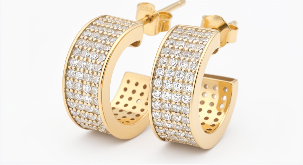 ARETES OLIMPIA - PLATA ORO