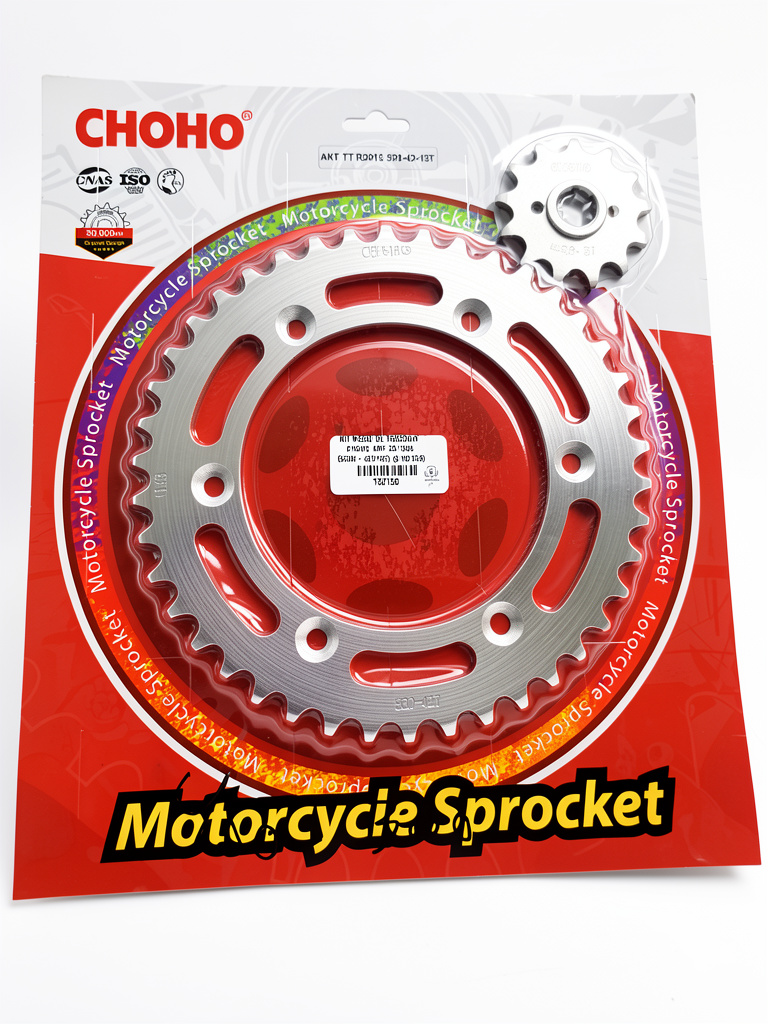 KIT MEDIO DE TRACCIONES CHOHO KMFZX-150 L (520H - 42T/13T) (6 HOYOS)