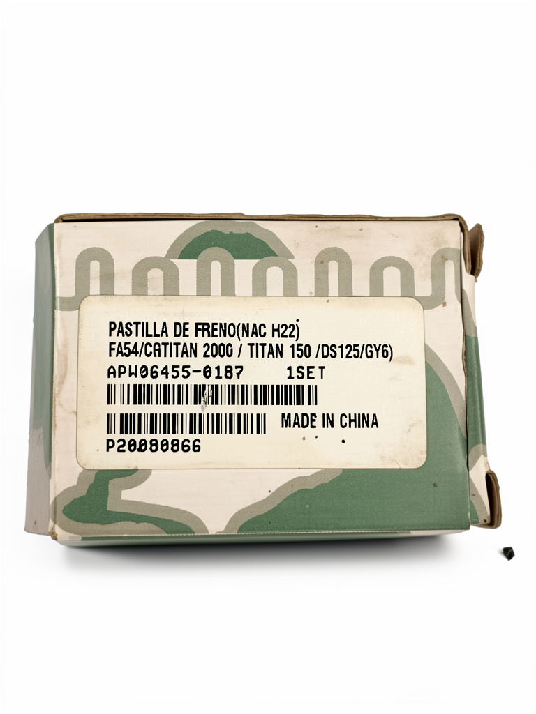 Pastillas de freno FA54/CHTITAN 2000/TITAN 150/Ds125/GY6
