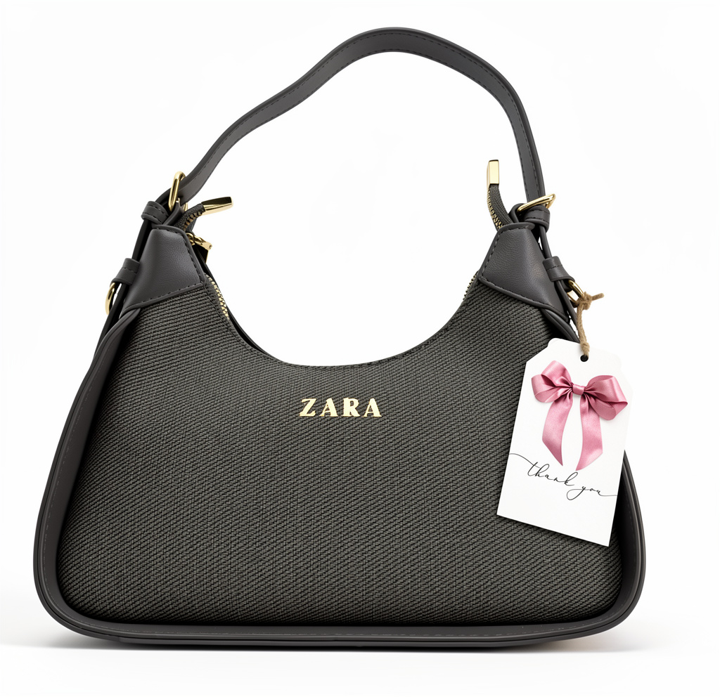 Bolso ZARA ceniza