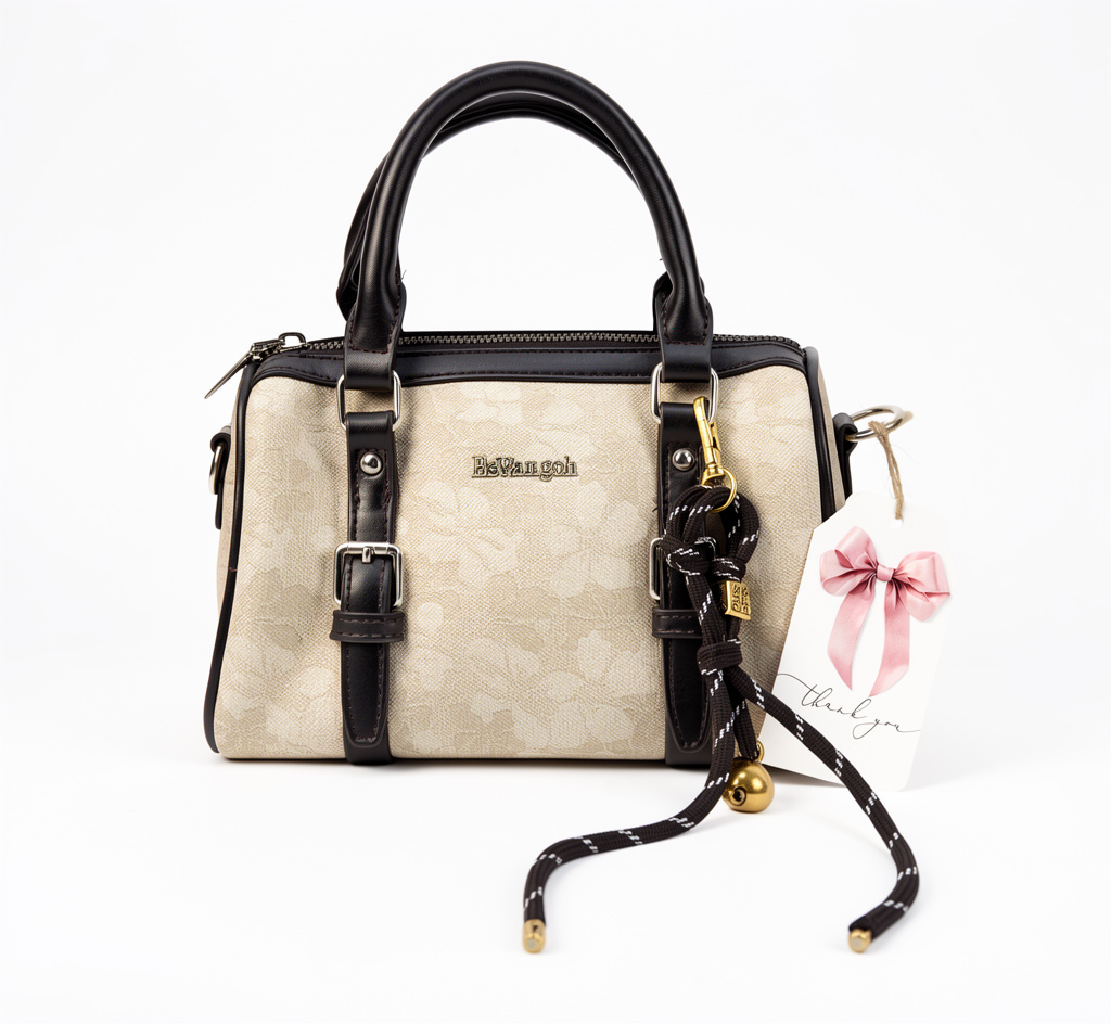 Bolso elegante color crema