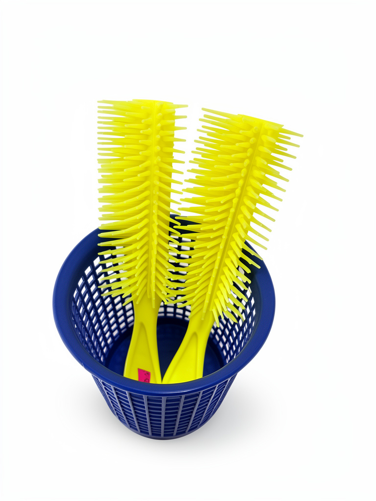 Cepillo desenredante amarillo