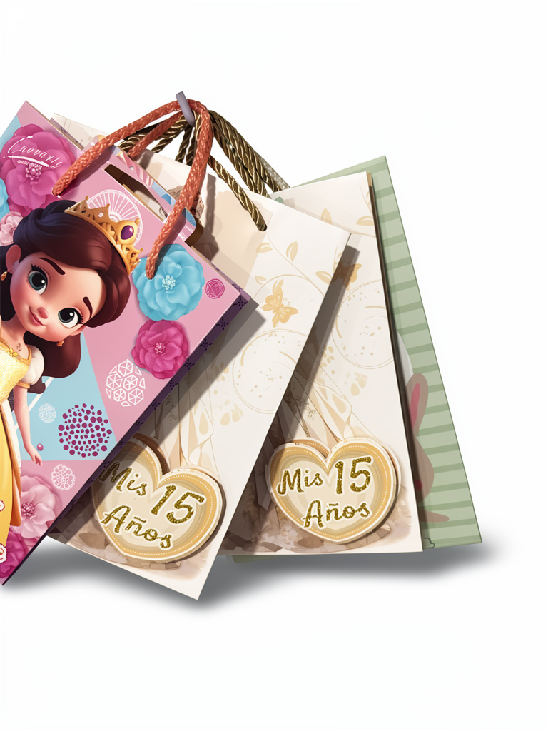 Bolsa de regalo chica con diseño