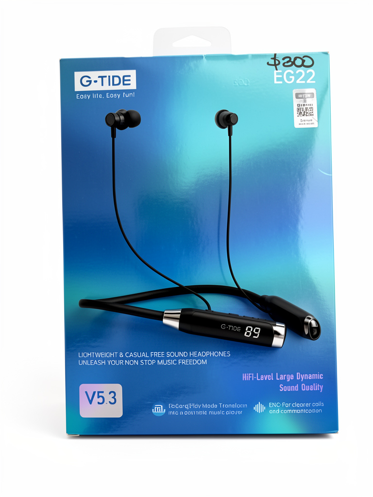 AUDIFONOS INALMBRICOS COLOR NEGRO G-TIDE EG22