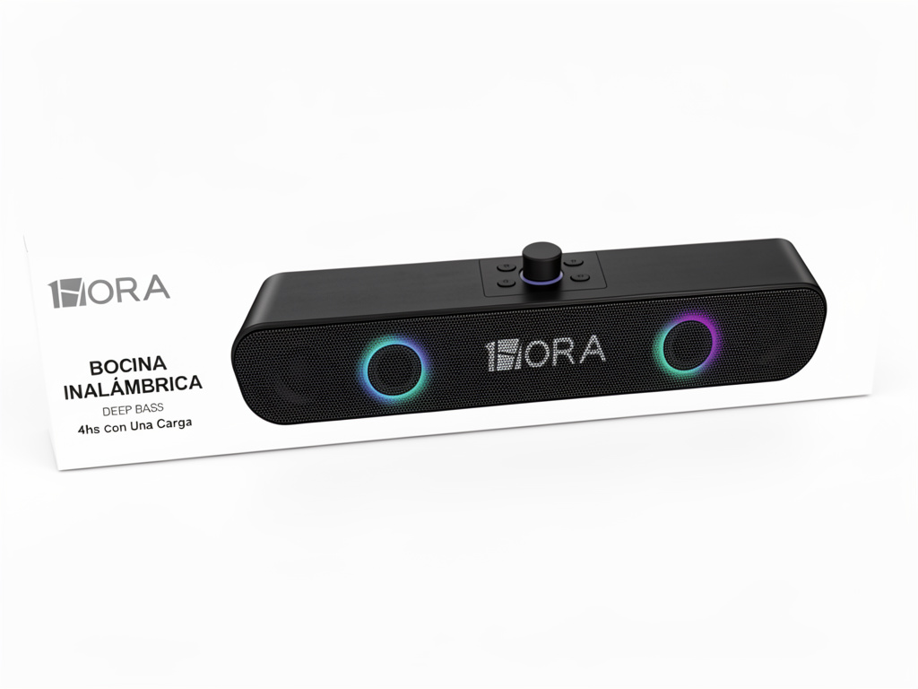 BOCINA 1HORA Barra Inalambrica 4hs Con Una Carga  Boc241