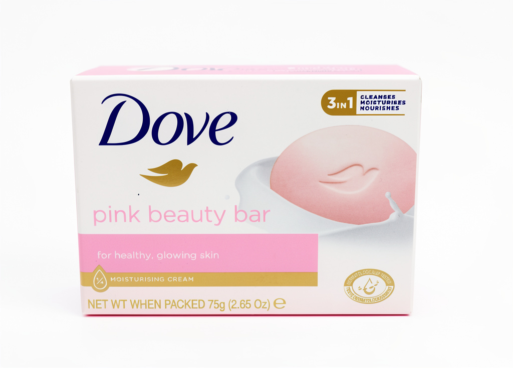 Jabón Barra Dove pink