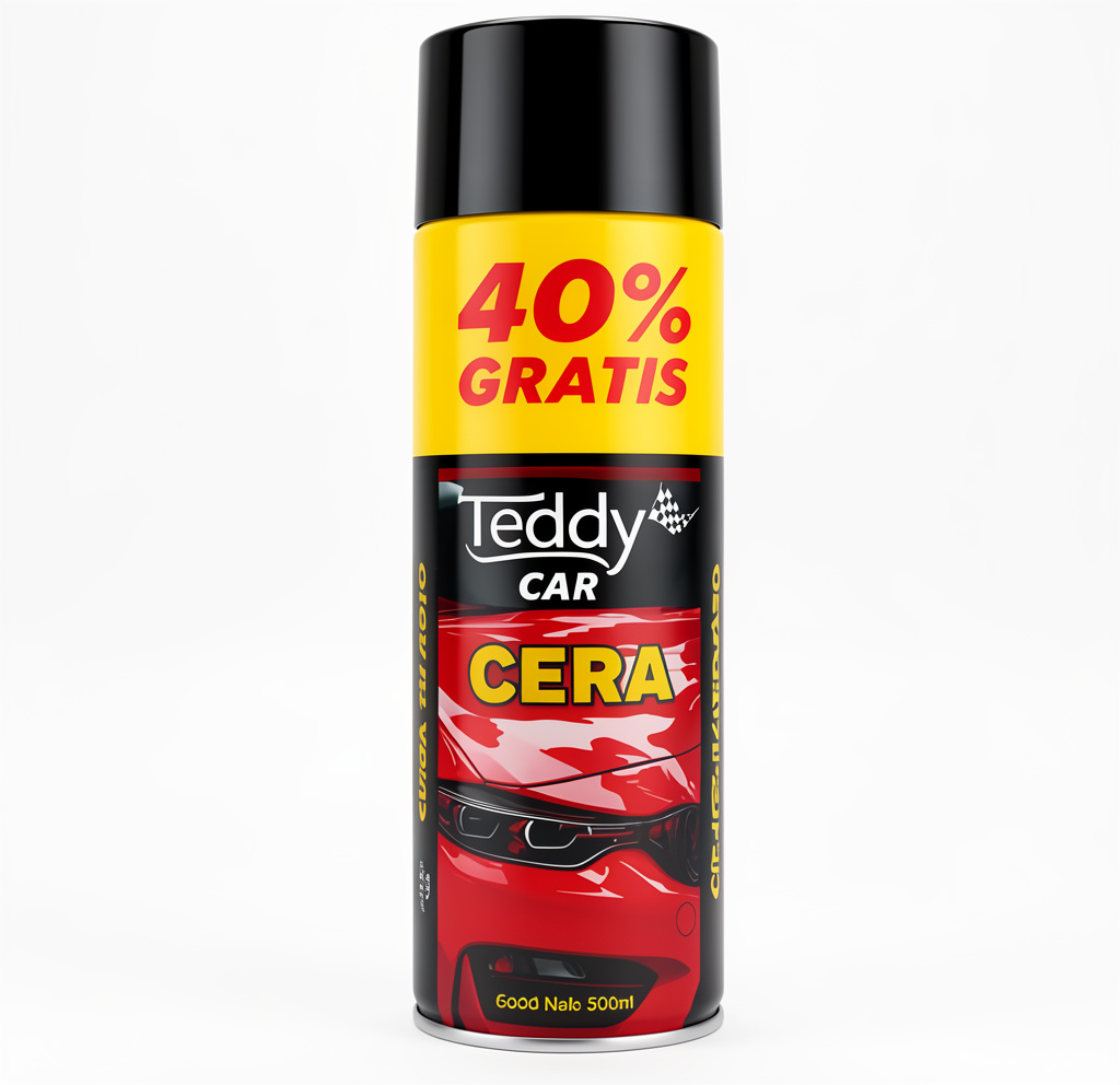 Cera para auto Teddy Spray 500 ml