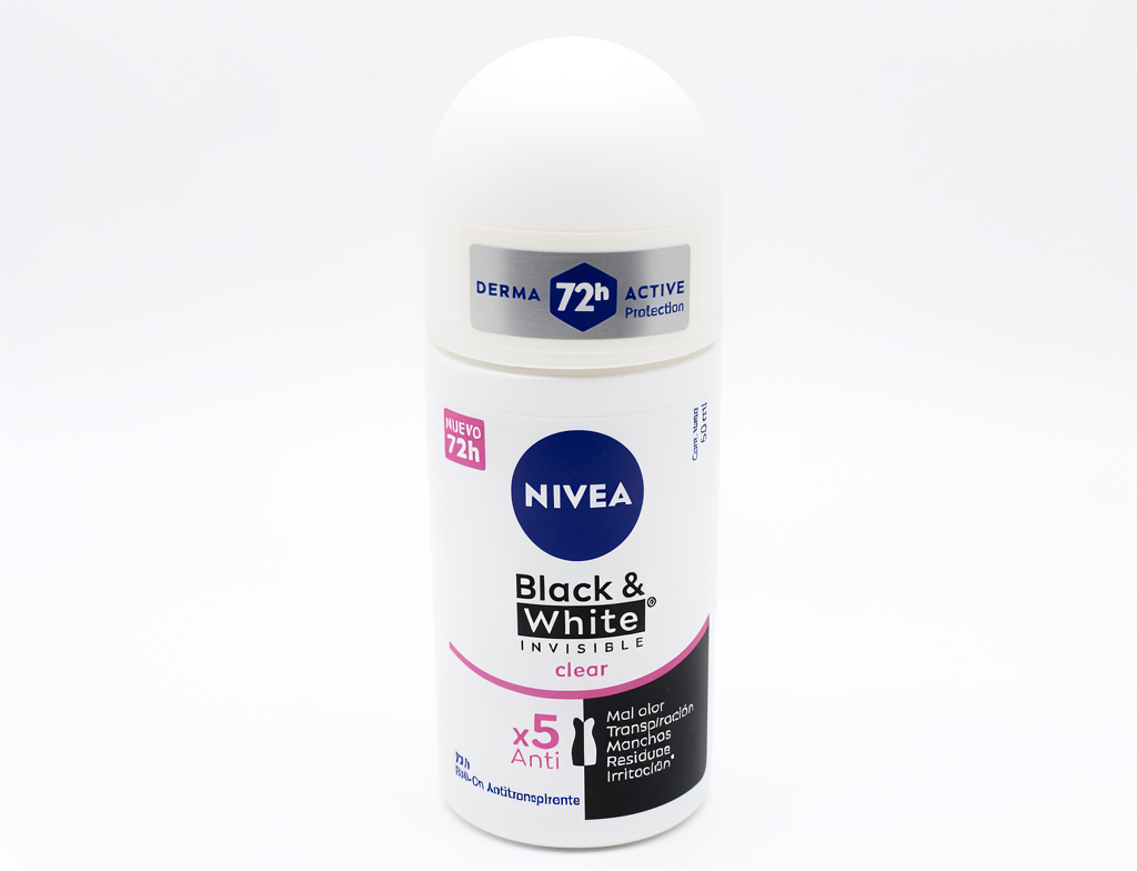 Desodorante Roll-on Nivea Black & White invisible