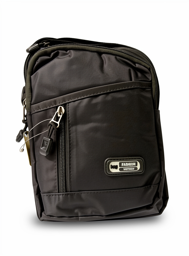 Bolso manos libre negro FASHION tela fria