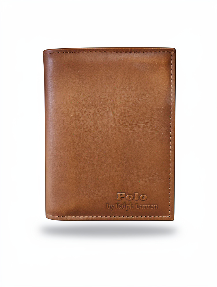 billetera polo by ralph en cuero