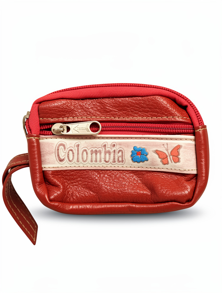 monedero en cuero estilo cartera