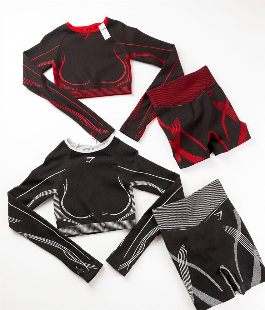 CONJUNTO GYMSHARK 99 MANGA LARGA SHORT  DAMA