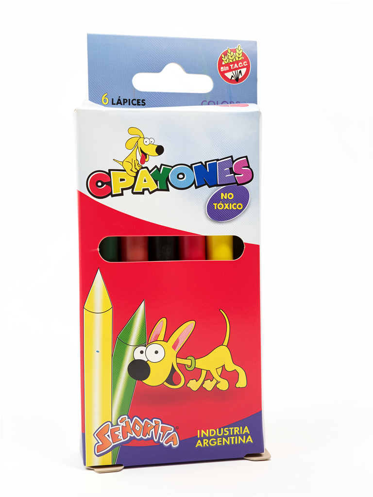 Crayones x 6 Señorita