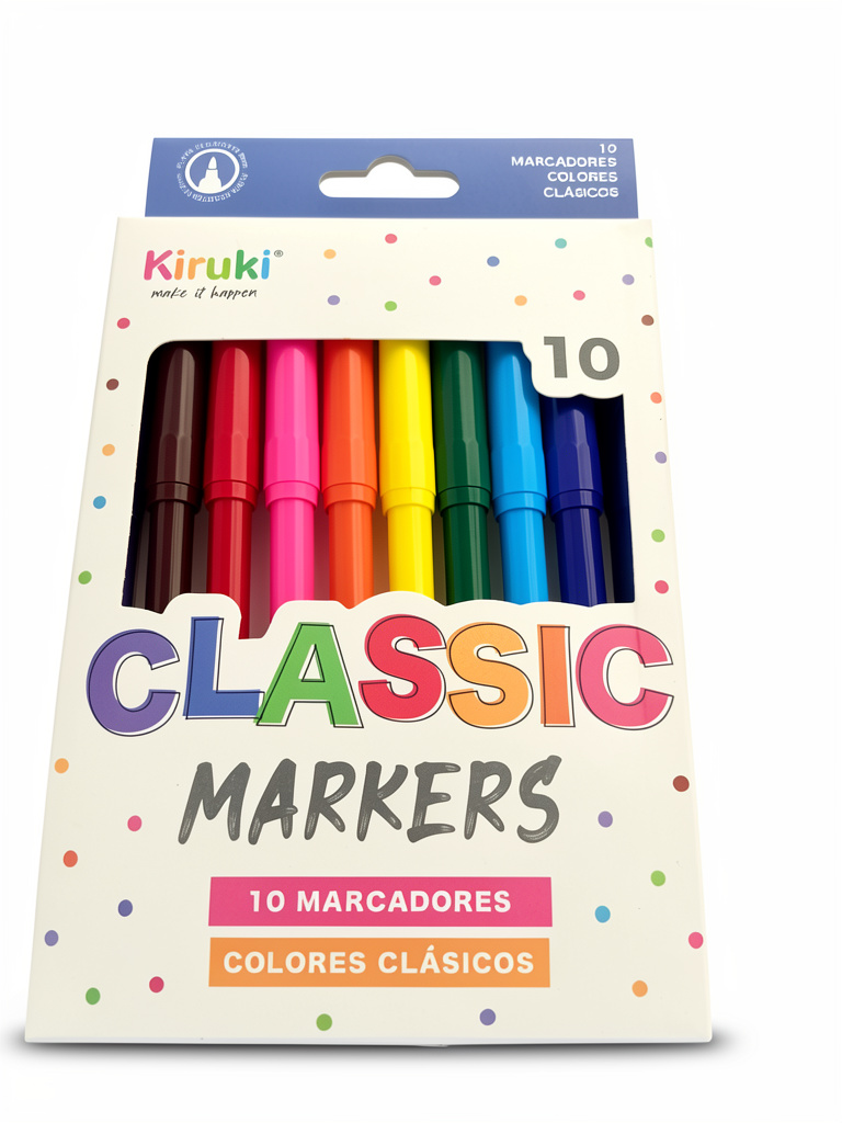 Marcadores x10 Kiruki