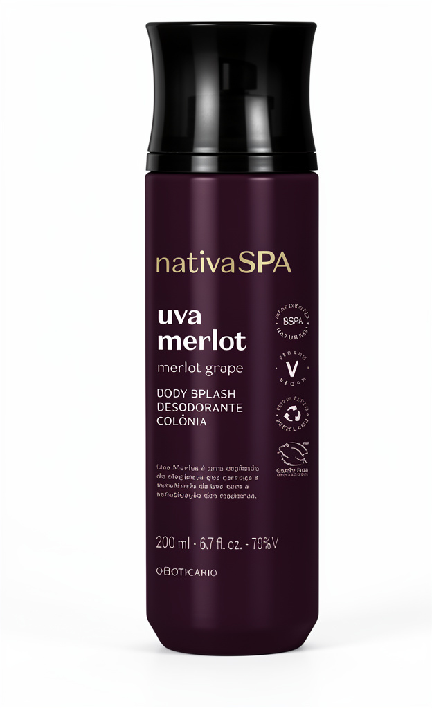 NSPA BDY SPLSH UVA MERLOT 200mI